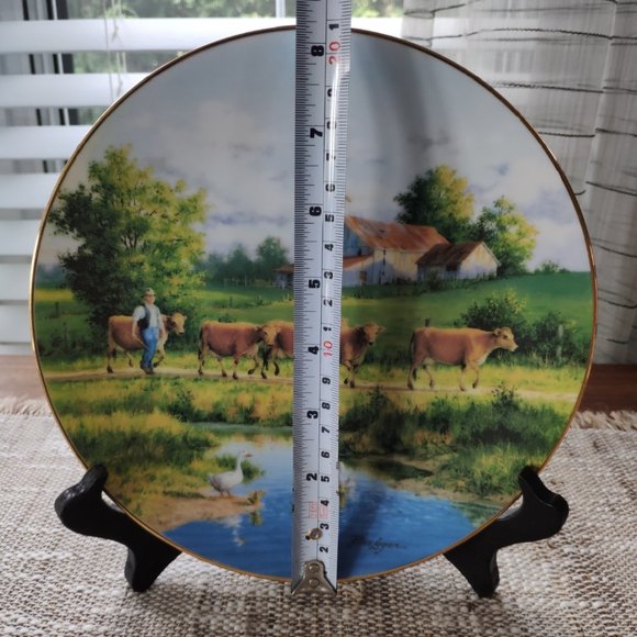 Winston Roland Ross Logan Decorative Plate 8.25" - Picture 2 of 5